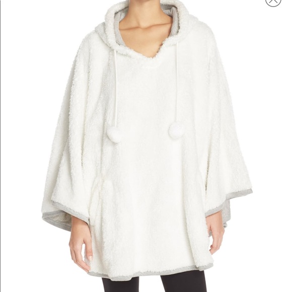 PJ Salvage Sweaters - PJ Salvage Hooded Fleece Poncho